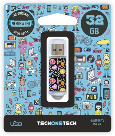 TechOneTech Candy Pop 32GB USB 2.0 Pendrive