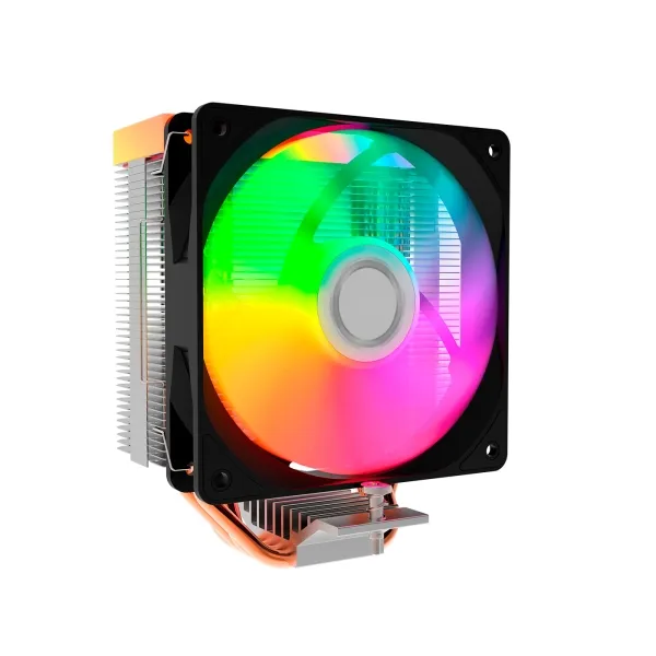 Coolbox Infinite Air120 Disipador Multizocalo - Iluminacion ARGB - Ventilador 120mm - Velocidad Max. 1800rpm - Color Negro