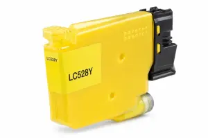 Brother LC528 Amarillo Cartucho de Tinta Pigmentada Compatible Reemplazo LC528Y