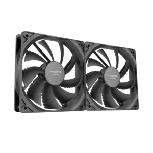 TACENS Anima AF12X2 Ventilador Interno 12x12 14DB Fluxus Bearing Pack 2 Negro