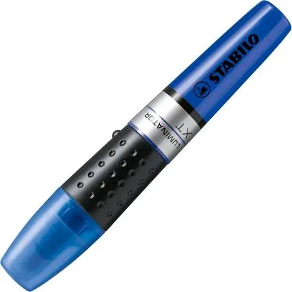Stabilo Marcador Fluorescente Luminator Azul Caja 5 Ud