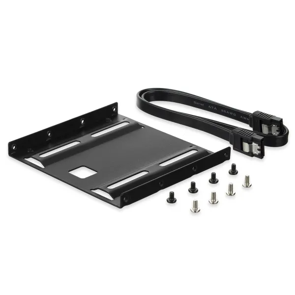 Ewent Adaptador de Montaje para Disco Duro HDD/SSD de 2.5" a 3.5" con Cable SATA 50cm