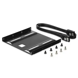 Ewent Adaptador de Montaje para Disco Duro HDD/SSD de 2.5" a 3.5" con Cable SATA 50cm