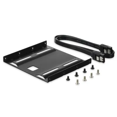 Ewent Adaptador de Montaje para Disco Duro HDD/SSD de 2.5" a 3.5" con Cable SATA 50cm