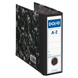 DOHE ARCHIVADOR PALANCA ARCHINOVO CUARTO NATURAL LOMO ANCHO CARTÓN FORRADO NEGRO JASPEADO