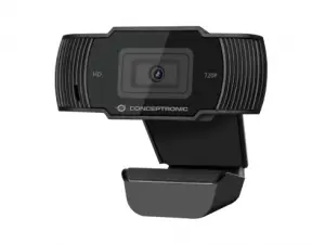 Conceptronic Webcam HD 1080P Interpolado USB 3.6mm 30FPS 68º con Micrófono Integrado