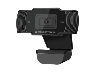 Conceptronic Webcam HD 1080P Interpolado USB 3.6mm 30FPS 68º con Micrófono Integrado