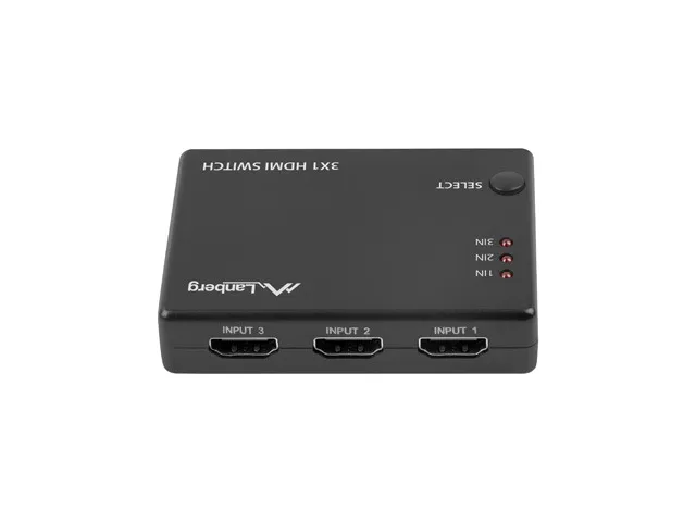 Lanberg SWV-HDMI-0003 Interruptor De Video HDMI 3 Entradas 1 Salida