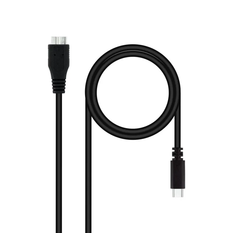 Nanocable Cable Usb 3.0, Usb-C/M-Micro B/M 1 M