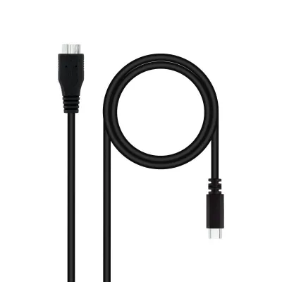 Nanocable Cable USB 3.0 USB-C a Micro B/M 1 m