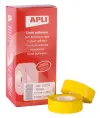 Apli Cinta Adhesiva Polipropileno 19mm x 33m Resistente al Agua Color Amarillo