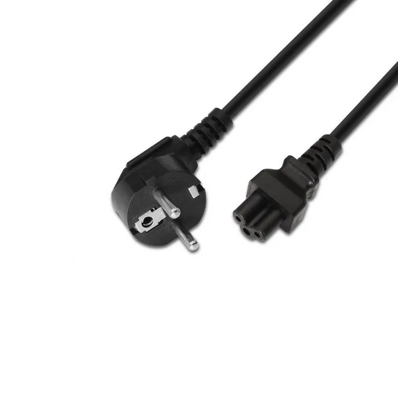 Aisens Alimentación Trébol Cee7/M-C5/H Negro 1.5M