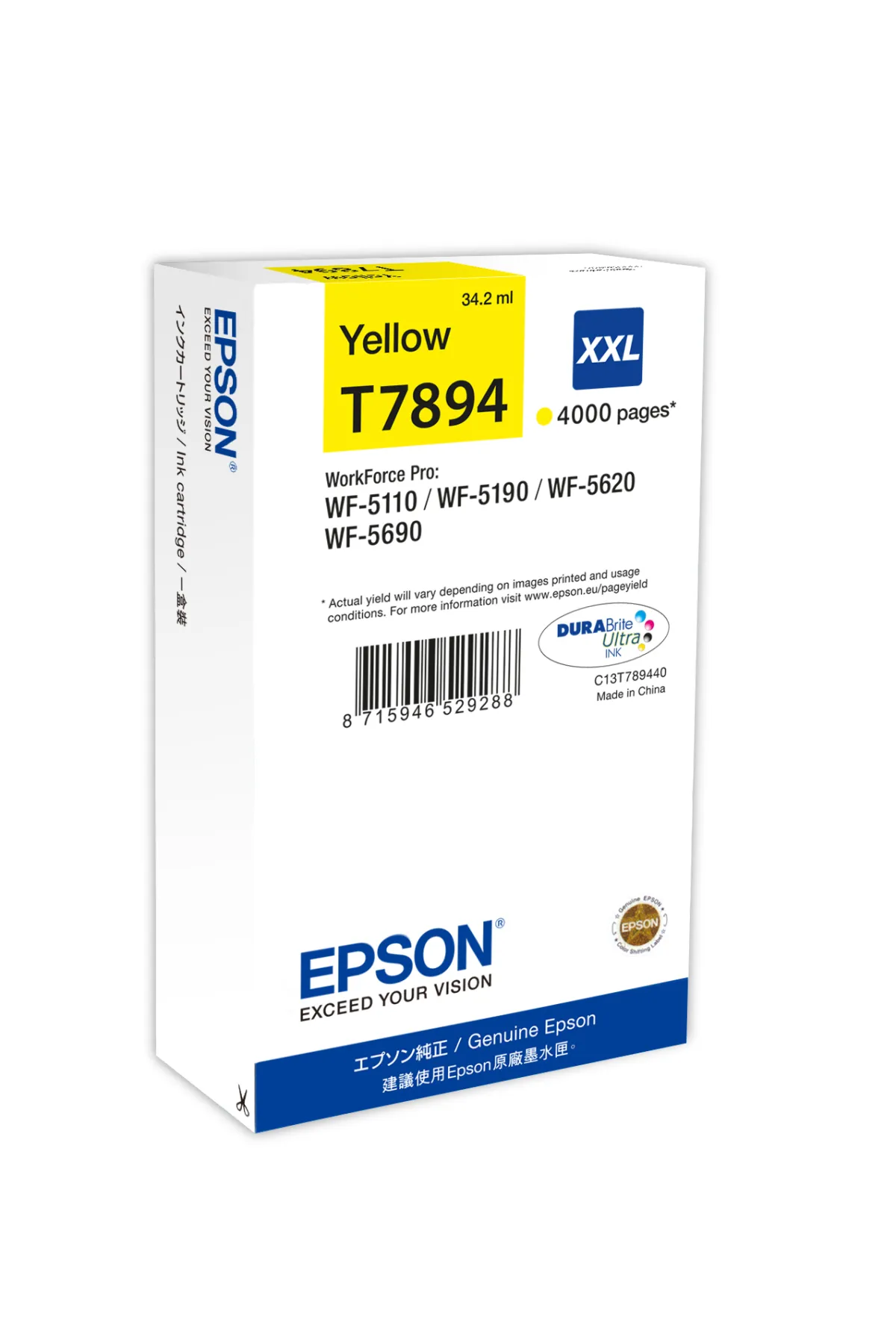 Epson T7894 Cartucho de Tinta Amarillo Original