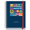 Dohe Agenda Escolar Prime Playmobil A5 Semana Vista 26/27 Azul Marino Espiral