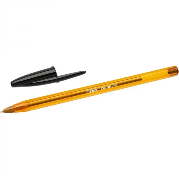 Bic Bolígrafo Cristal Original Fine Negro - Caja de 50 Unidades