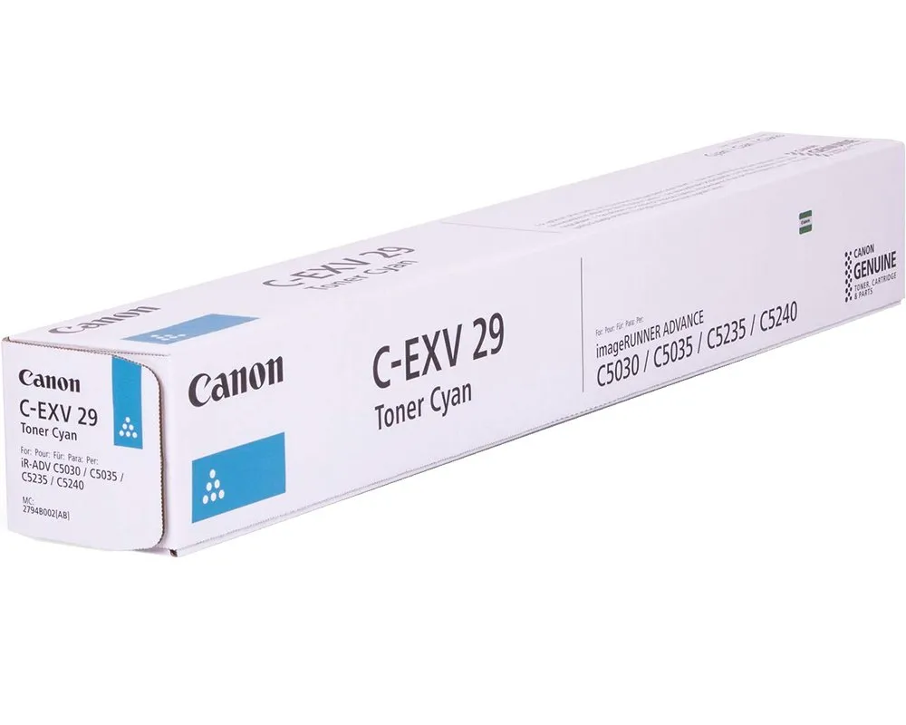 Canon CEXV29 Cartucho de Tóner Original Cyan