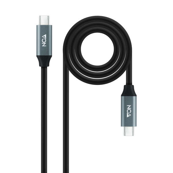 Nanocable Cable Usb 3.2 Gen2X2 100W 4K/60Hz Usb-C M/M 2M - Color Negro