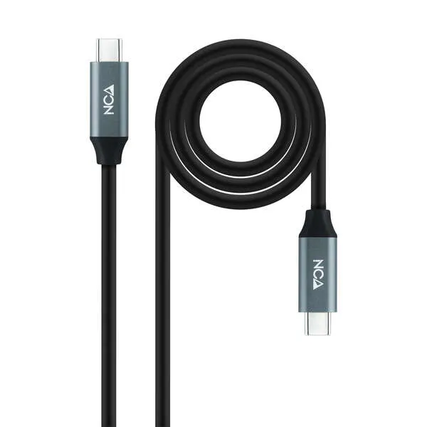 Nanocable Cable Usb 3.2 Gen2X2 100W 4K/60Hz Usb-C M/M 2M - Color Negro
