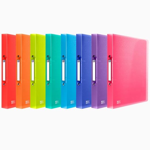 Oxford Carpeta De Anillas 2X30 Urban Pp A4 Colores Surtidos Translúcidos