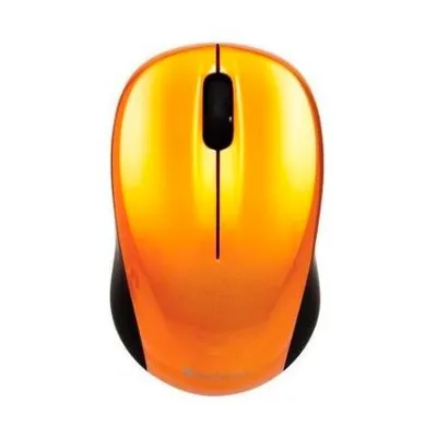 Verbatim Ratón Inalámbrico Go Nano 1600 PPP Compacto Ambidiestro Naranja