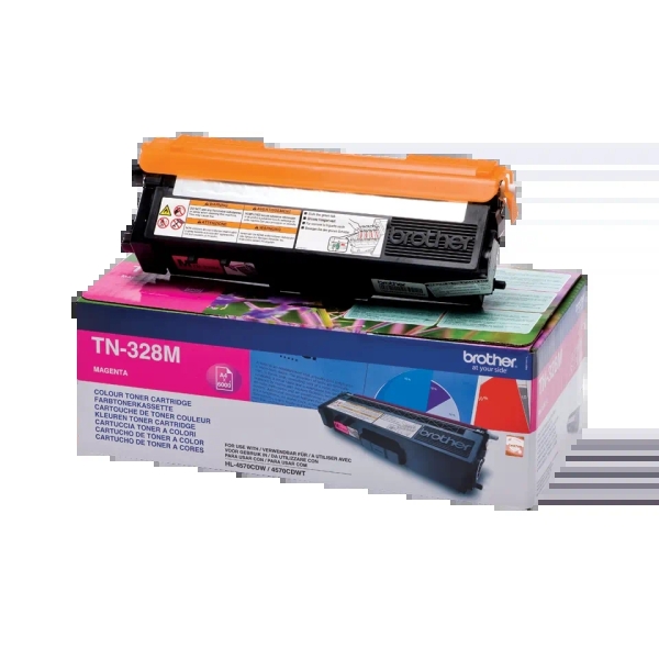 Brother Tn328 Magenta Cartucho De Toner Original - Tn328M