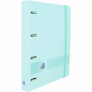 Oxford A4+ Polyfoam Europeanbinder 45mm Lomo 4 Anillas 35mm Recambio 5x5 Azul Pastel