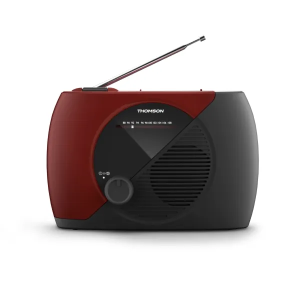 Thomson Rt353 Radio Fm Portatil -  Color Ganate/Negro
