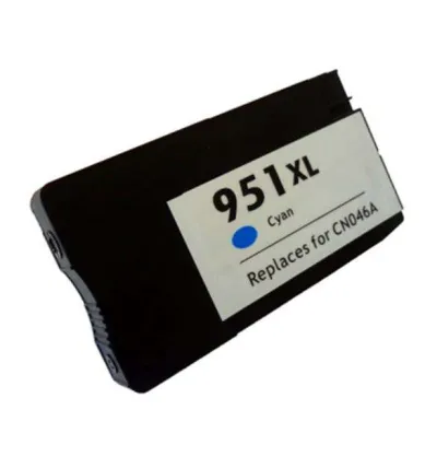 HP 951XL Cartucho de Tinta Cyan - Reemplaza CN046AE/CN050AE