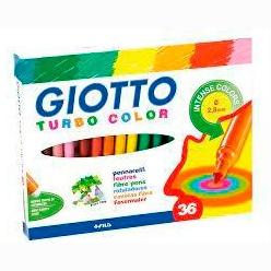 Giotto Rotuladores Turbo Color Surtidos Estuche 36 Ud