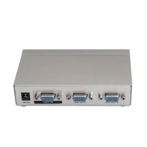 Aisens Duplicador SVGA para 2 Monitores con Alimentación - Color Plata