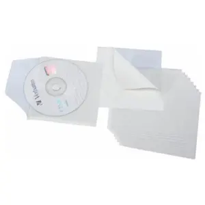 Grafoplás Fundas Adhesivas PVC Para CD 127x127mm - Paquete de 10 Unidades