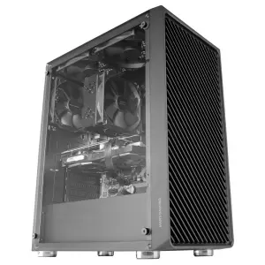 Mars Gaming MC-3000 Caja Aerodinámica Negra con 4 Ventiladores FDB Silenciosos