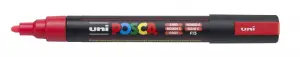 Posca Marcador PC-5M No Permanente Punta Forma De Bala 1,8 - 2,5 Mm Fluor Rojo
