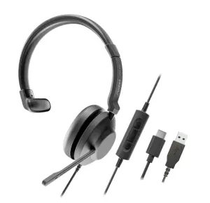 Axtel One Auriculares con Micrófono USB-A y Controles de Audio Integrados