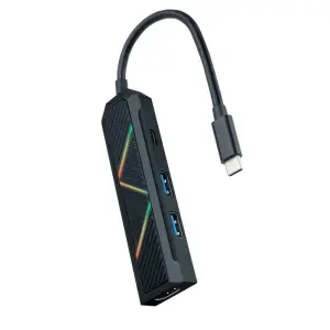 Nanocable Hub USB-C 4 En 1 con USB-A y HDMI
