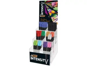Bic Intensity Fine Expositor 192 Rotuladores Punta Fina 0.8mm Colores Surtidos