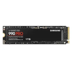 Samsung 990 PRO 1TB M.2 NVMe SSD PCIe 4.0 - Lectura 7450MB/s, Escritura 6900MB/s