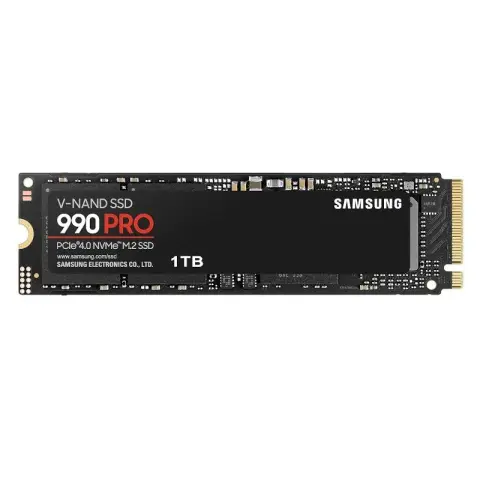 Samsung 990 PRO 1TB M.2 NVMe SSD PCIe 4.0 - Lectura 7450MB/s, Escritura 6900MB/s