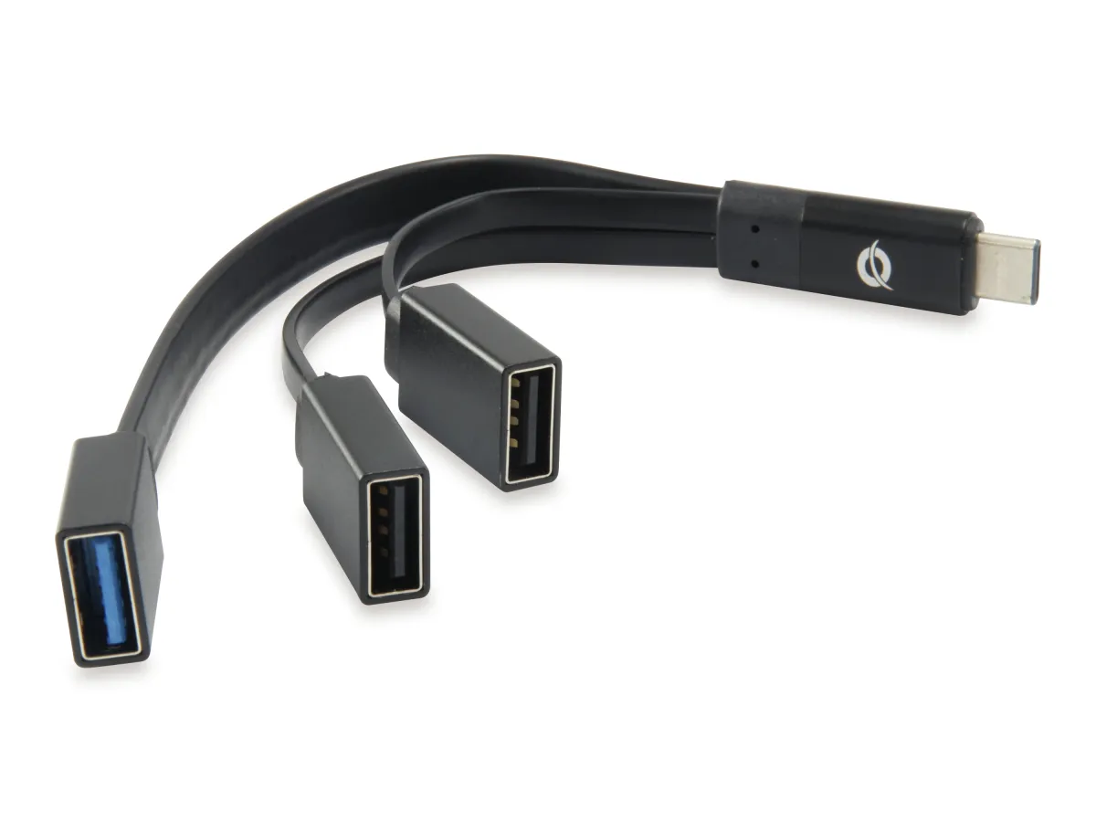 Hub Usb 3.1 Tipo C Conceptronic Hubbies - 1 Usb 3.0 + 2 Usb 2.0
