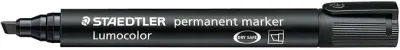 Staedtler Lumocolor 350 Rotulador Permanente Punta Biselada 2-5mm Tinta Alcohol Negro