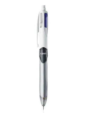 Bic Bolígrafo Multifunción 3 Colores y Portaminas 0.7 con Goma - Caja 12 Unidades