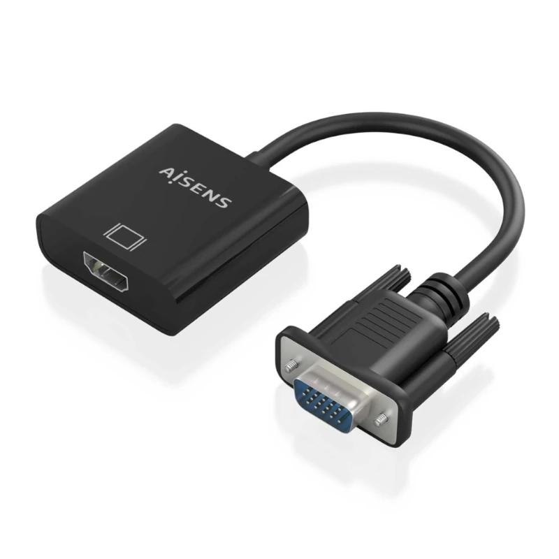 Aisens Conversor Svga/M+Jack3.5/H+Microb/H Hdmi/H