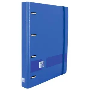 Oxford Carpeta Anillas 4x35mm Live&Go European Binder 360º A4+ 100H Tapa Polyfoam Azul Klein