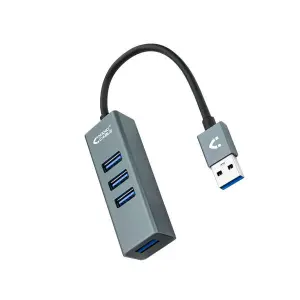 Nanocable Hub USB 3.0 4 Puertos 10cm Gris