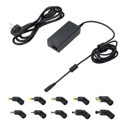 Ewent Cargador Auto Universal 65W con 10 Puntas para Notebook