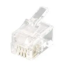 KIT 100 CONECTORES RJ9 4P4C EQUIP 121111