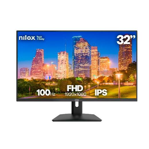 Nilox Monitor Desktop 32" 100Hz Full Hd, Ips, Hdmi, Vga, 4Ms