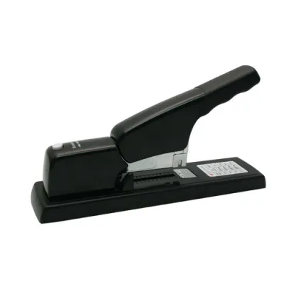 Bismark Grapadora De Gruesos 13Mm - Funcion De Grapado En Plano - Evita Abultamiento En Esquinas - Capacidad Para Gran Numero De Hojas - Color Negro