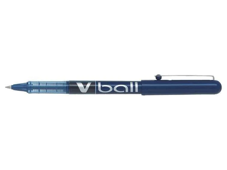 Pilot Boligrafo De Tinta Liquida V Ball 07 Rollerball - Punta De Bola Redonda 0.7Mm - Trazo 0.5Mm - Color Azul