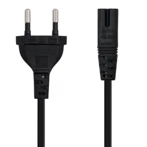 Nanocable Cable de Alimentación CEE7/16 Macho a C7 Hembra 1.50m Negro